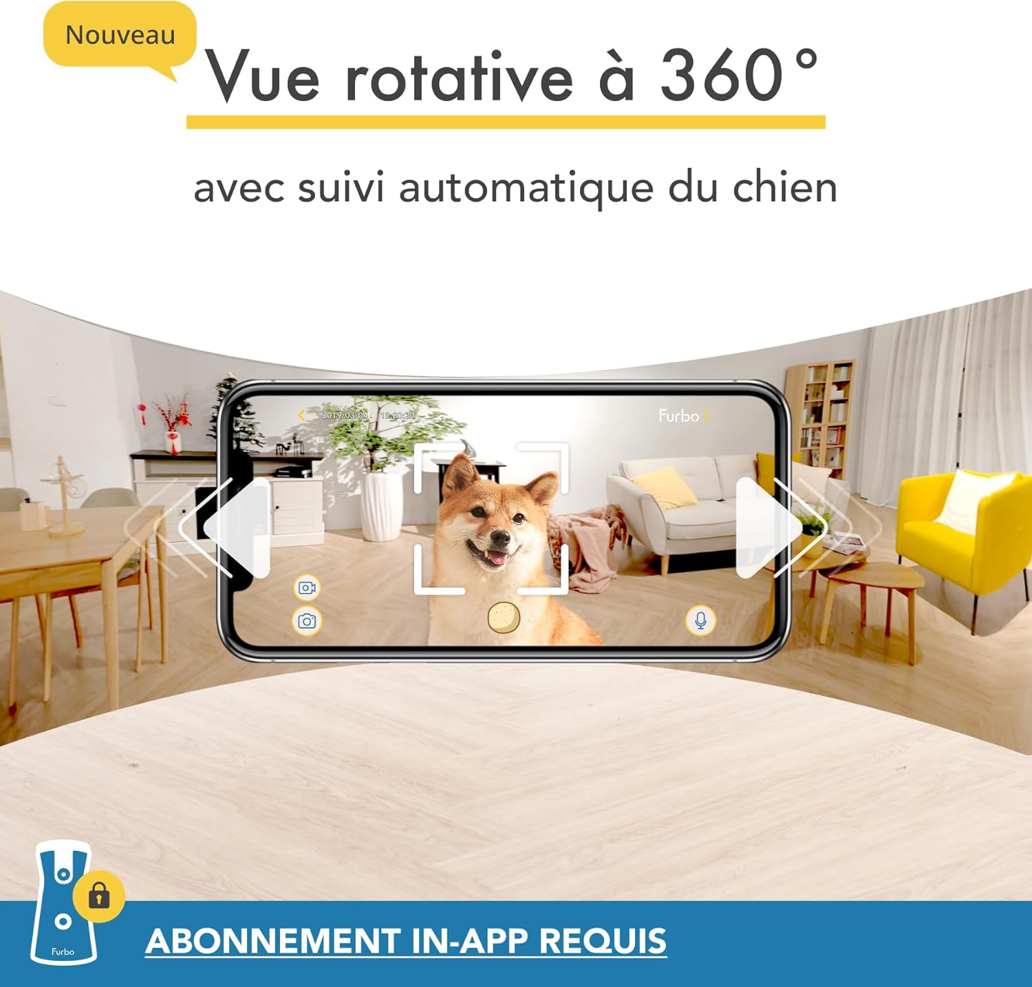 Furbo la Caméra pour animaux interactif et connecté